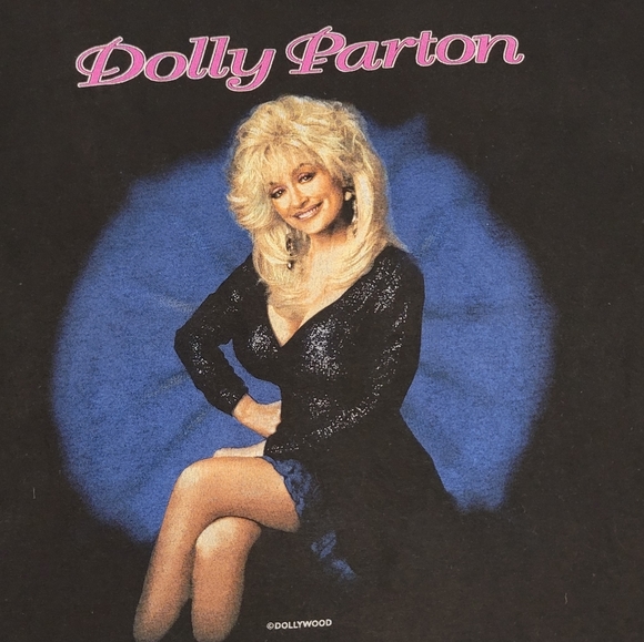Vintage 90's Dolly Parton Promo Tee - Picture 3 of 4